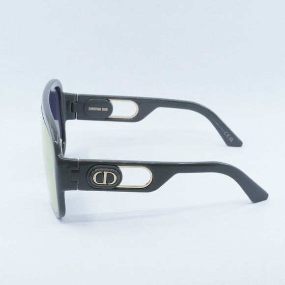 NEW DIOR DIORBOBBYSPORT M1U 45A7 GREY/SILVER MIRROR SUNGLASSES - Picture 4 of 12